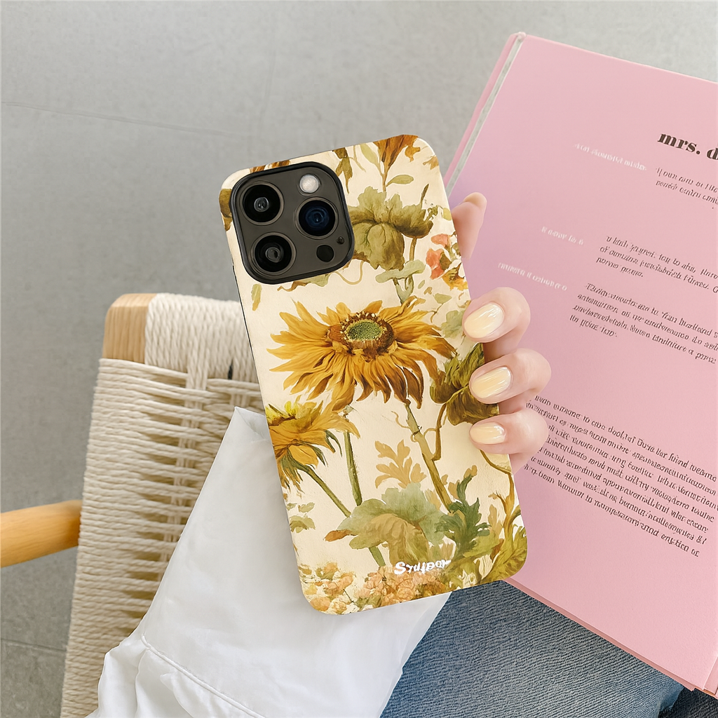 The Sunflower Etching Case