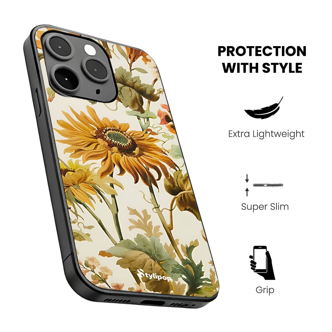 The Sunflower Etching Case