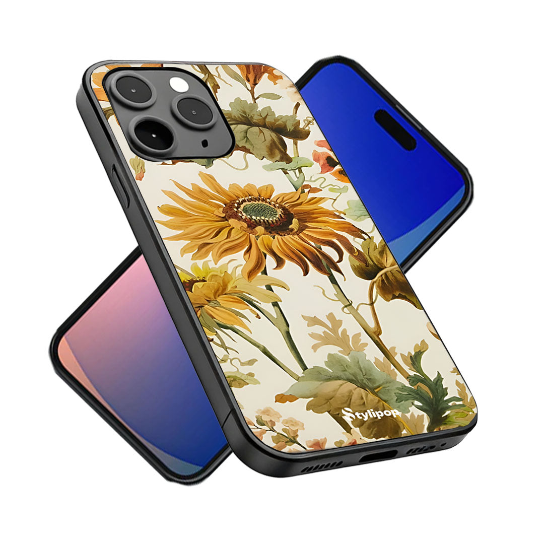 The Sunflower Etching Case