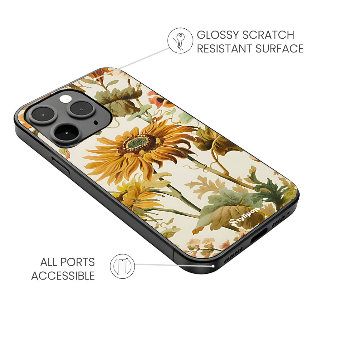 The Sunflower Etching Case