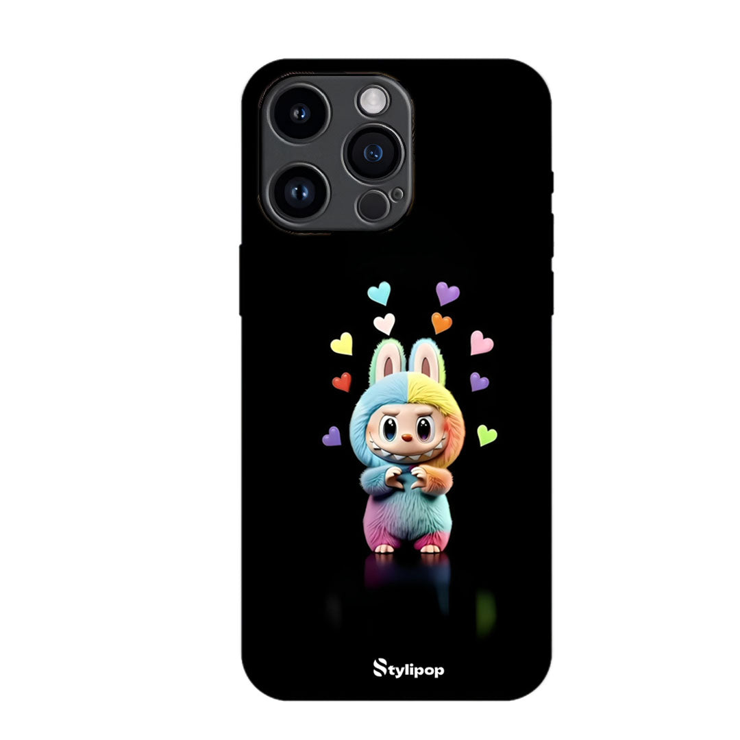 Heart Flutter Labubu Case