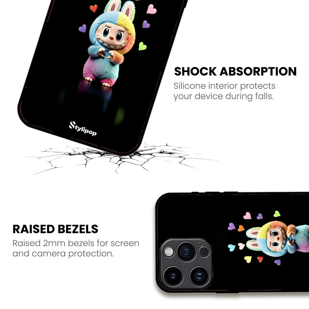 Heart Flutter Labubu Case