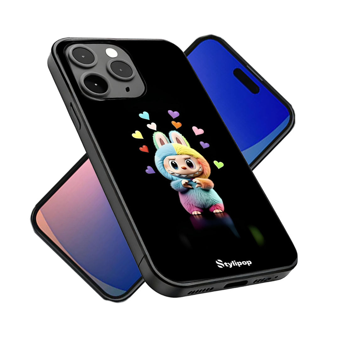 Heart Flutter Labubu Case